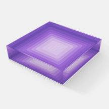 GlowGo正方形の紙の重み(紫)