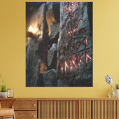 Glowing Ancient Runes キャンバスプリント (インサイチュ (リビング))