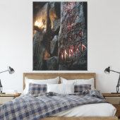 Glowing Ancient Runes キャンバスプリント (インサイチュ (寝室))