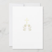 Glowing angels baptism invitation 招待状 (裏面)