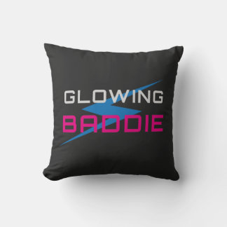 Glowing Baddie Neon Aesthetic クッション