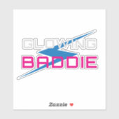 Glowing Baddie Neon Aesthetic シール (シート)
