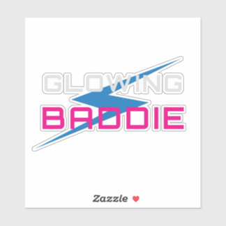 Glowing Baddie Neon Aesthetic シール