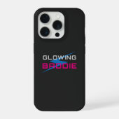 Glowing Baddie Neon Aesthetic iPhoneケース (裏面)