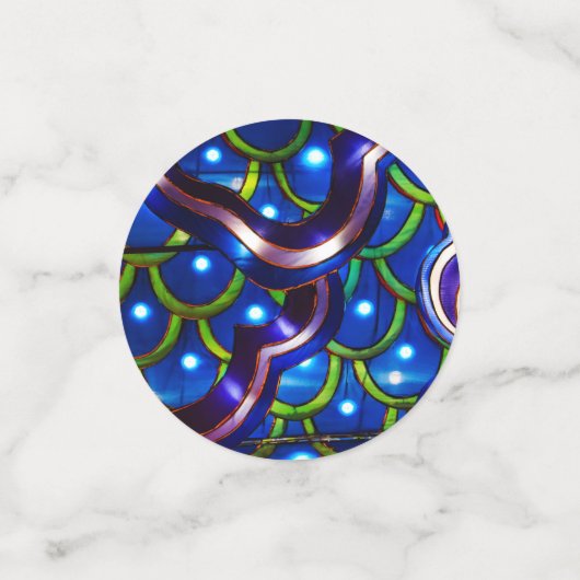 Glowing Blue Scales  コンフェッティ (スモール正面)