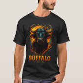 Glowing Buffalo Head T-Shirt Tシャツ (正面)