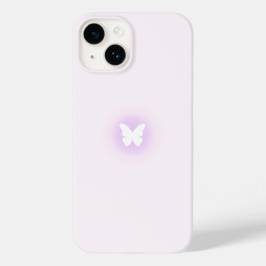 Glowing Butterfly Pastel Case-Mate iPhoneケース (裏面)