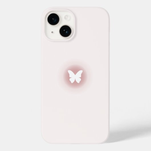 Glowing Butterfly Pastel Case-Mate iPhoneケース (裏面)