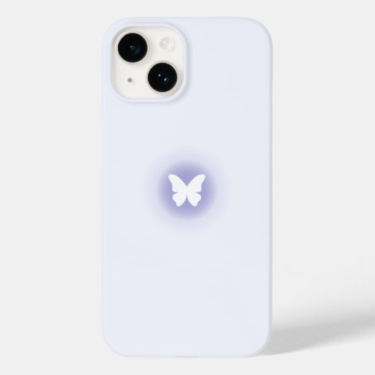 Glowing Butterfly Pastel Case-Mate iPhoneケース (裏面)