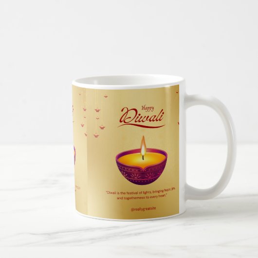 Glowing Candle Mug コーヒーマグカップ (右)