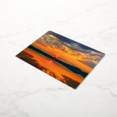 Glowing Clouds 箔シーズンポストカード (回転した状態)