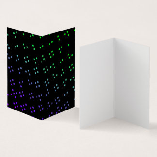 glowing dark pixel dots or squares pattern art 名刺