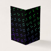 glowing dark pixel dots or squares pattern art 名刺 (外部)