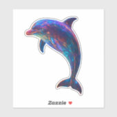 Glowing Dolphin Art シール (シート)