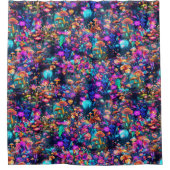 Glowing Garden シャワーカーテン (正面)