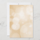 Glowing Gold Bokeh Ramadan Iftar Invitation 招待状 (裏面)