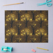 Glowing Haunted Forest Bokeh - Night Trees 薄葉紙 (クラフト)