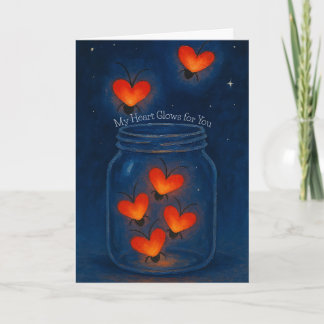 Glowing Heart Bugs in a Jar Love シーズンカード
