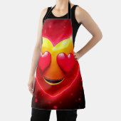 Glowing Heart Eyes Emotion エプロン (インサイチュ)
