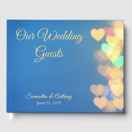 Glowing Hearts Blue & Yellow  ゲストブック