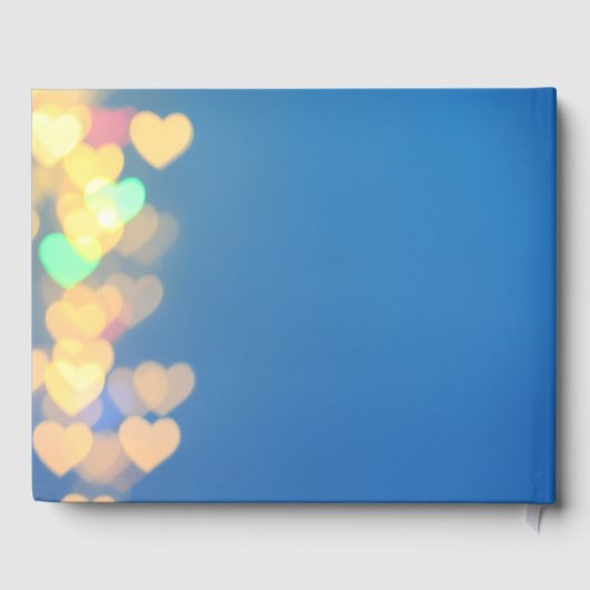 Glowing Hearts Blue & Yellow  ゲストブック (裏面)