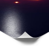 glowing image of a heart with cupid's arrow フォトプリント            (角)