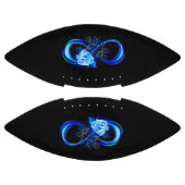 Glowing infinity with blue rose アメリカンフットボール (パネル)