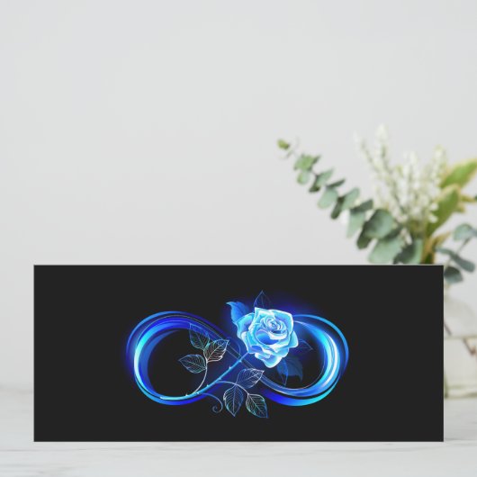 Glowing infinity with blue rose シーズンカード (スタンド正面)