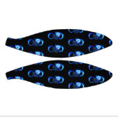 Glowing infinity with blue rose ミニバスケットボール (パネル)