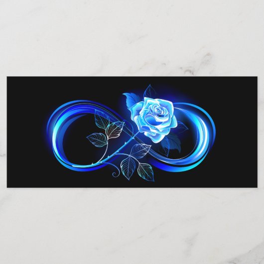 Glowing infinity with blue rose メニュー (正面)