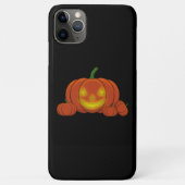 Glowing Jack-o'-Lantern Pumpkin Case-Mate iPhoneケース (裏面)