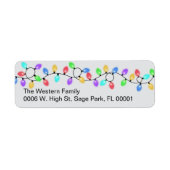 Glowing Lights Holiday  ラベル (正面)