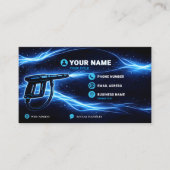 Glowing Liquid Residential Pressure Washing 名刺 (正面)