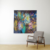 Glowing Lotus Flowers Trio タペストリー (インサイチュ(横))