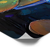 Glowing Lotus Flowers Trio ポスター (角)