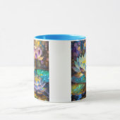 Glowing Lotus Flowers Trio マグカップ (中央)