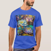 Glowing Lotus Flowers Trio Tシャツ (正面)
