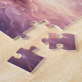 Glowing Mandala Meditation Woman Custom Name       ジグソーパズル (側面)