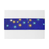 Glowing Moon and Stars Etching Pattern Bands 招待状ベリーバンド (裏面例)