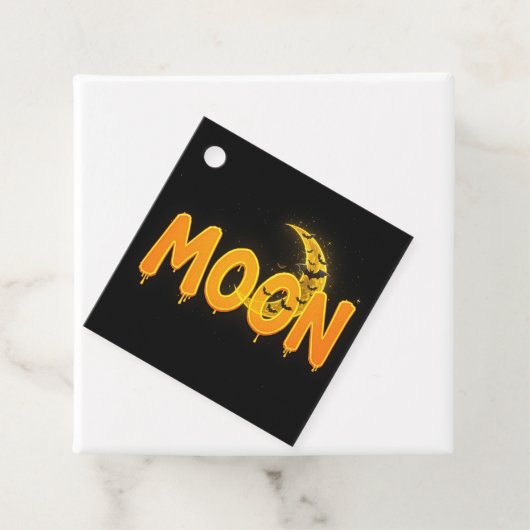 Glowing Moon Halloween Bats フェイバータグ (インサイチュ)