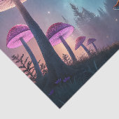 Glowing Mushroom Forest Fox Fantasy Art 薄葉紙 (詳細)