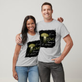 Glowing Mushroom Solar Light Inspirational Quote  Tシャツ (ユニセックス)