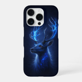 Glowing Mystic Deer iPhone 16 Pro Case Fantasy Art Proケース