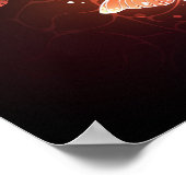 Glowing Night Butterflies ポスター (角)