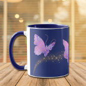 Glowing Pattern Butterfly Personalized マグカップ
