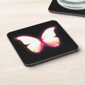 Glowing Pink Butterfly Coasters コースター (左側)