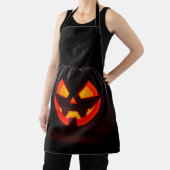 Glowing Pumpkin Halloween Apron エプロン (インサイチュ)