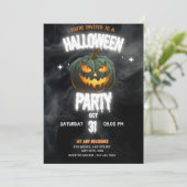 Glowing Pumpkin Halloween Party  招待状 (スタンド正面)