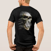 Glowing Skull - T-Shirt トライブレンドＴシャツ (裏面)