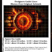  Glowing Steampunk Industrial Clock FG8 Decoupage 薄葉紙